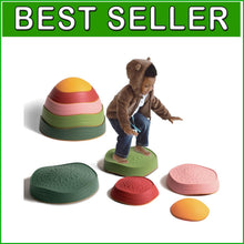 Load image into Gallery viewer, Colorful Non-Slip Stepping Stones for Kids - Develop Motor Skills &amp; Confidence