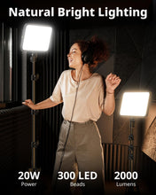 Load image into Gallery viewer, Professional Photography LED Lights with Tripod &amp; Phone Holders - 3000K-6500K