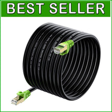 Load image into Gallery viewer, Heavy-Duty 300ft Cat 7 Outdoor Ethernet Cable - 10Gbps Waterproof Guarantee