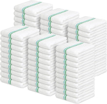 Load image into Gallery viewer, Pack of 60 Absorbent 16x19 Cotton Terry Bar Mop Towels for Effortless Cleaning