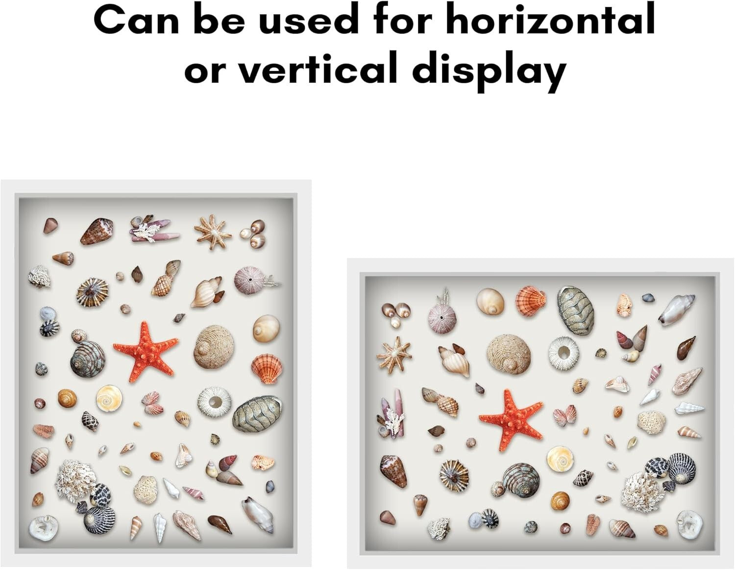 Elegant 16x20 Shadow Box Frame - Tabletop & Wall Display, White Felt Back