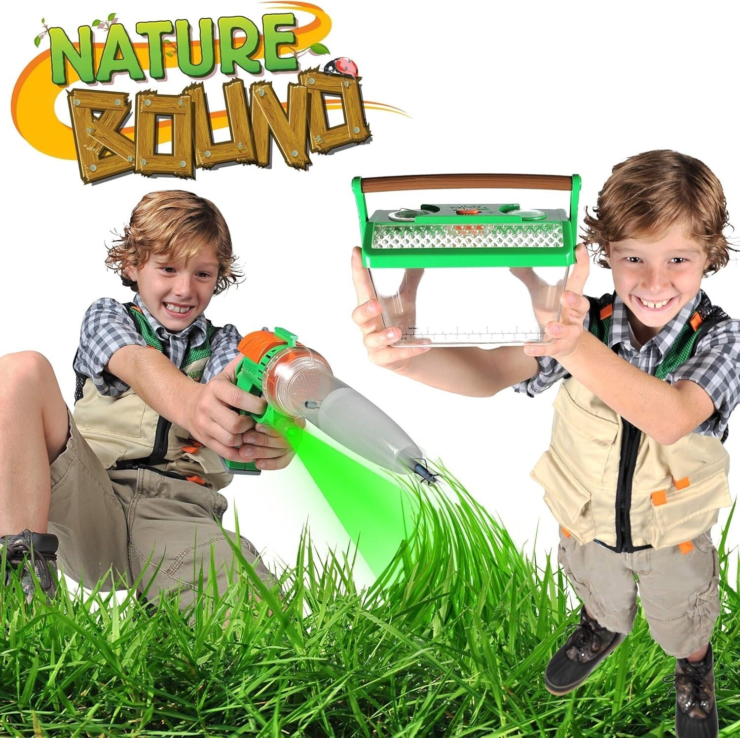Eco-Friendly Bug Catcher Vacuum with LED Light - Complete Kids Exploration Kit