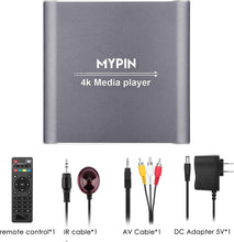 Load image into Gallery viewer, Ultra HD 4K Media Player with Dual USB &amp; Optical Output for Home Theater