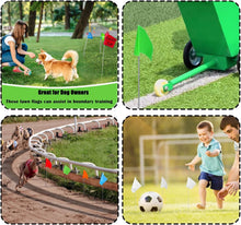 Load image into Gallery viewer, Vibrant 500 Pack Marking Flags - 5 Colors for Lawn, Garden &amp; Survey Applications