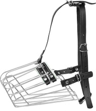 Load image into Gallery viewer, Comfortable Wire Basket Muzzle for Large Dogs - Ideal for Grooming &amp; Outdoor Use