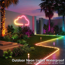 Load image into Gallery viewer, Flexible 30FT Neon LED Lights with App Control – Perfect for Indoors &amp; Outdoors