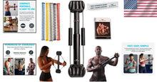 Load image into Gallery viewer, Lightweight 20" Isometric Workout Equipment in Matte Black - Compact &amp; Versatile