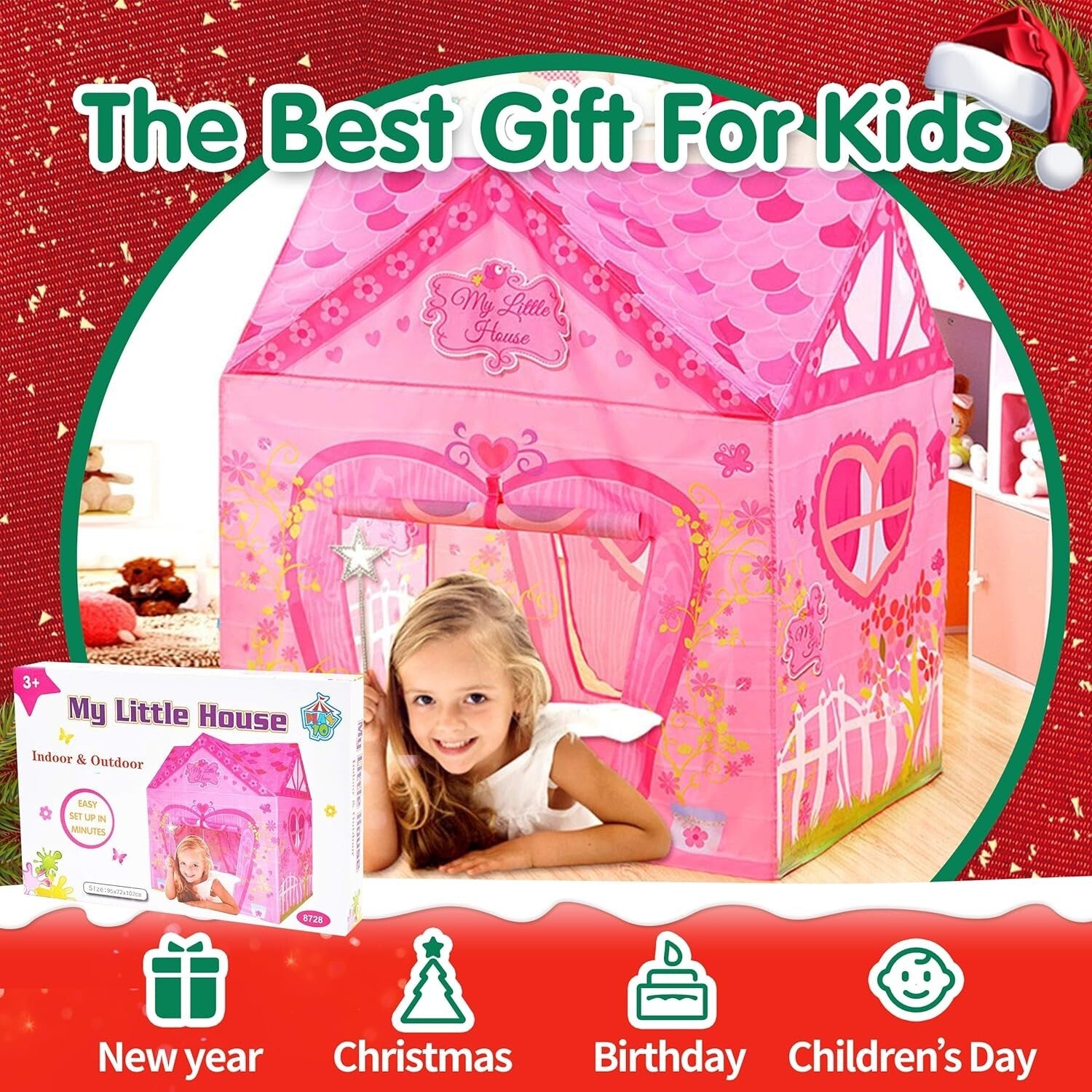 Delightful Castle Tent for Kids - Perfect Playhouse for Role-Playing Adventures