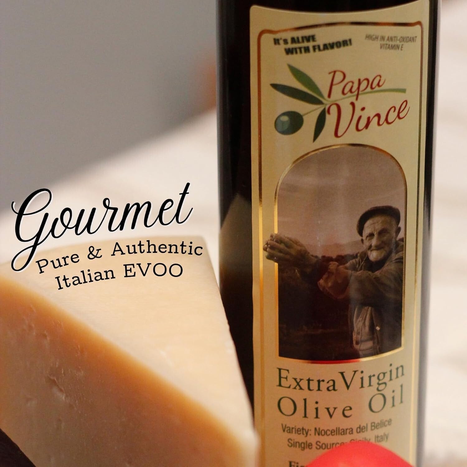 Dec 2023 Premium Extra Virgin Olive Oil - Organic, Small Batch from Sicily Gift