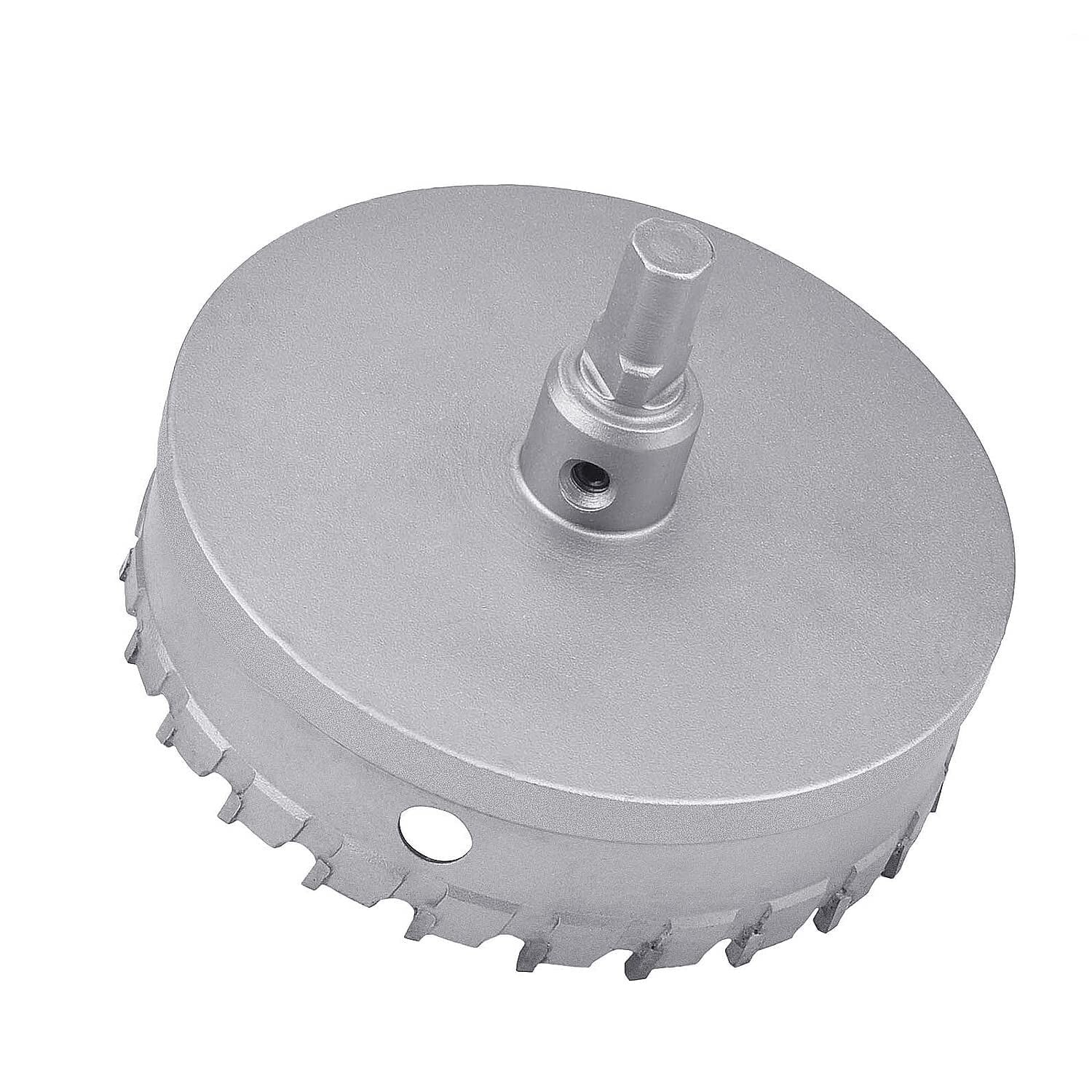 55mm Metal Hole Saw with Dual Drill Bits - Ideal for Wood and Metal Projects