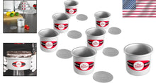 Load image into Gallery viewer, Professional-Grade Anodized Aluminum Round Cake Pans, 3x3 Inches, Set of 6