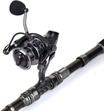 Load image into Gallery viewer, 7.87ft Lightweight Carbon Fiber Fishing Rod and Reel Combo with Accessories