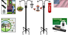 Load image into Gallery viewer, Adjustable Dual Arm Garden Poles - Perfect for Hanging Plants, Lanterns &amp; Decor