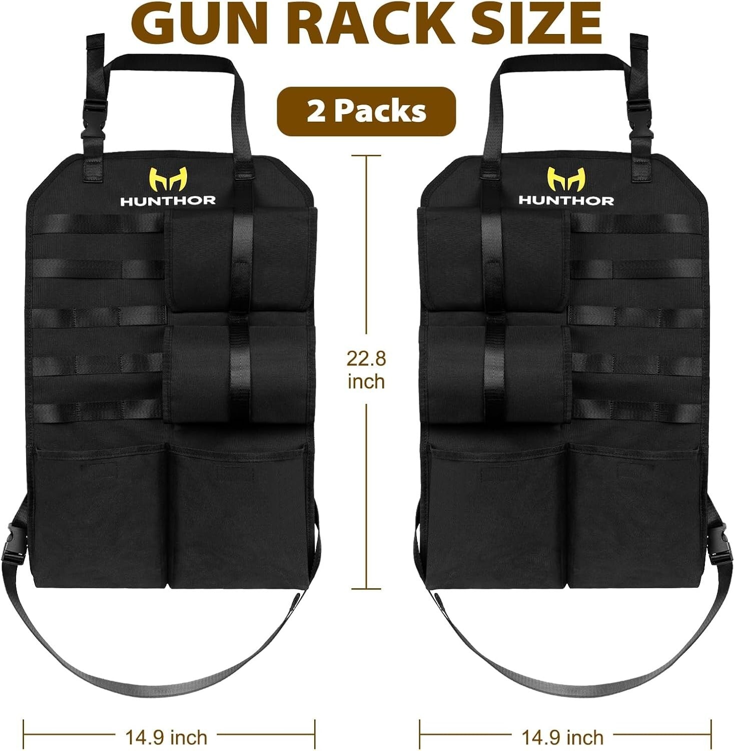 Lightweight Easy-Install Gun Rack for Truck - Secure Dual Gun Storage