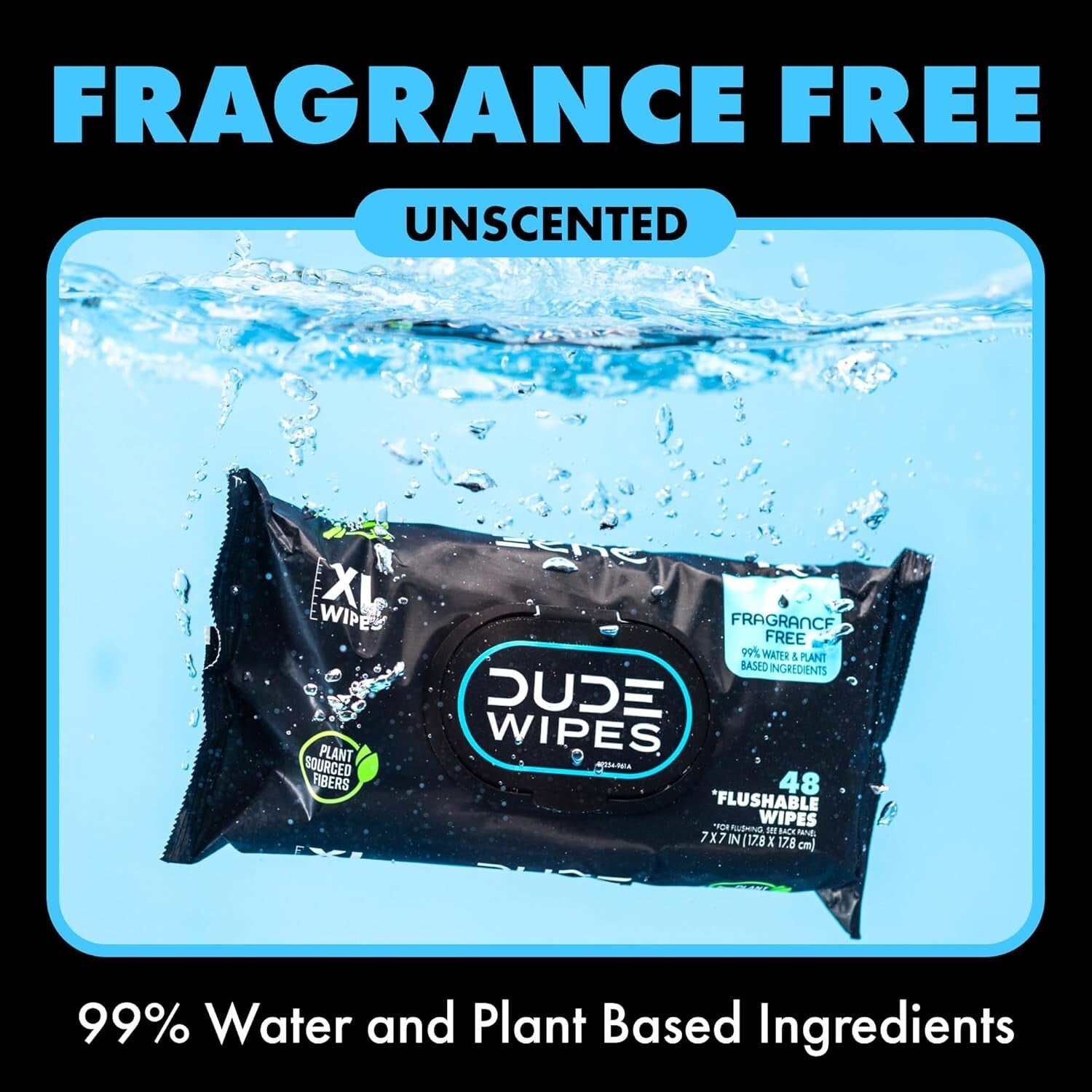 Extra-Large Flushable Wipes – 9 Pack Set, Biodegradable & Unscented Comfort