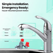 Load image into Gallery viewer, Instant Activation Faucet Eye Wash Station - OSHA/ANSI Compliant Safety Solution