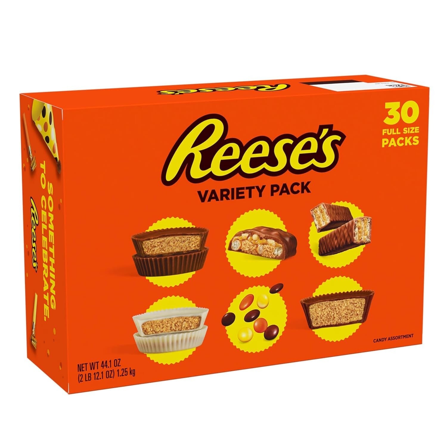 Decadent Assorted Peanut Butter Candy - 30 Count Bulk Box for Parties, 44.1 oz