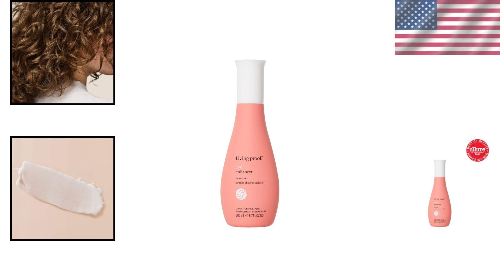 Luxury Citrus-Scented Curl Enhancer - Hydrating Vegan Cream for Frizz Control