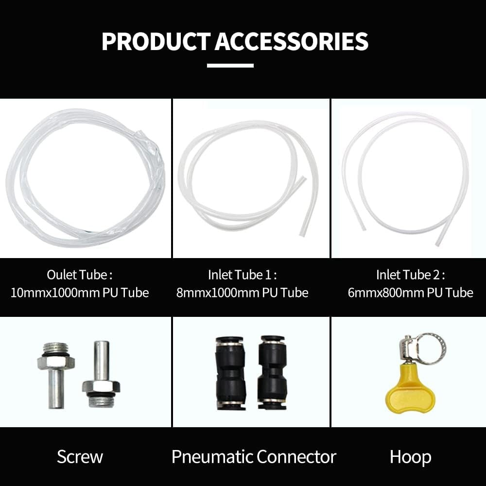 Portable Gear Pump - Electric Oil Extractor for Cars & Motorcycles, Lightweight