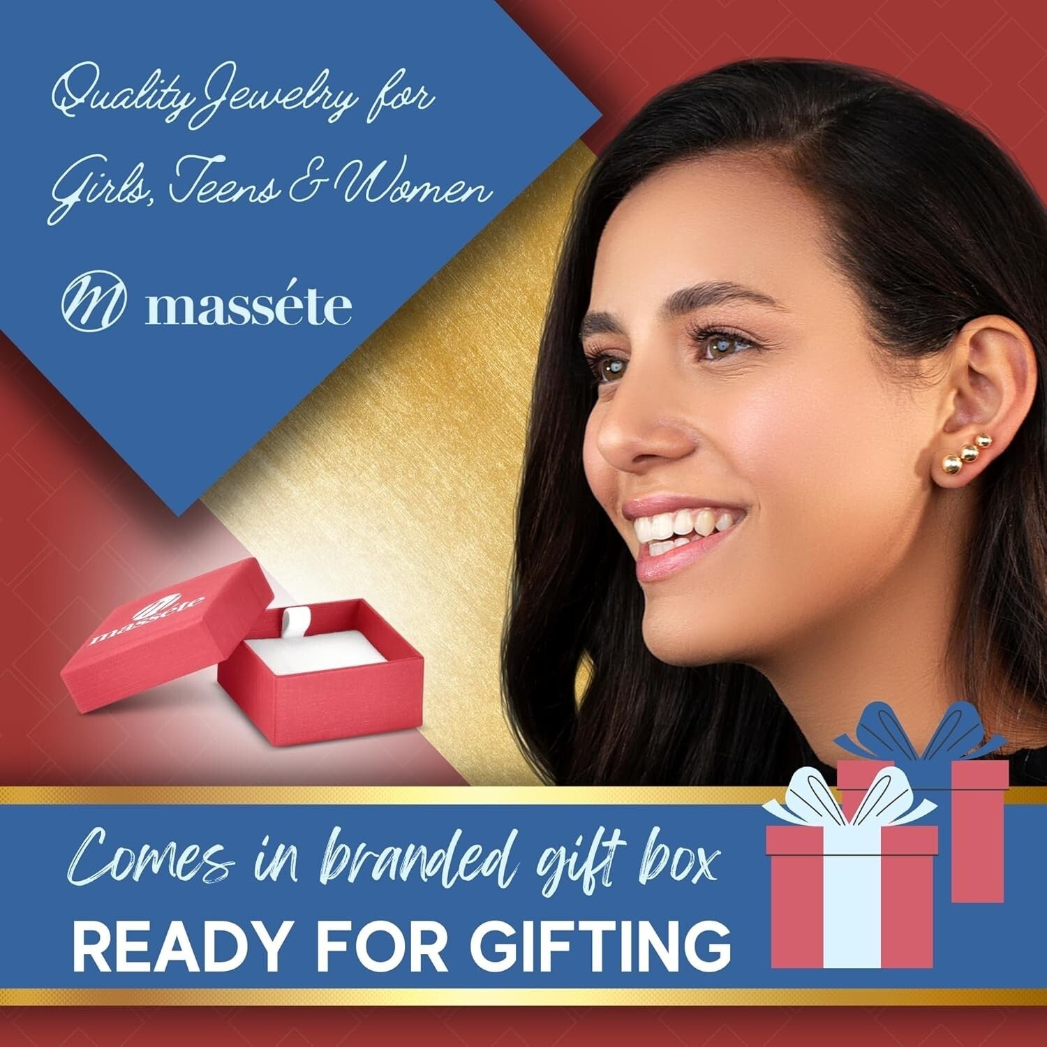 Hypoallergenic Screwback Gold Ball Earrings - Perfect for All Ages & Occasions