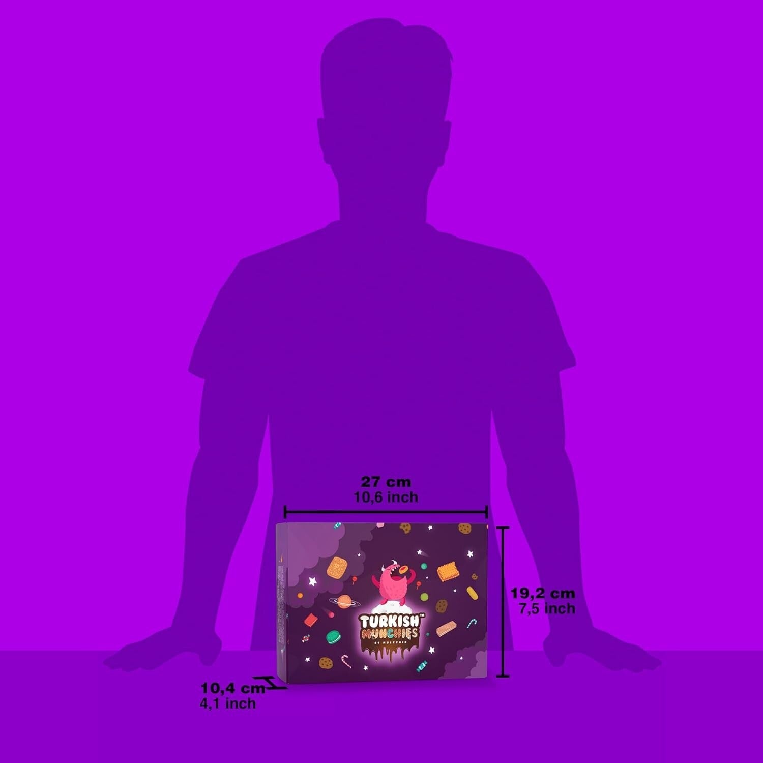 Mega International Snack Box: 32 Exotic Turkish Treats & Unique Food Gifts