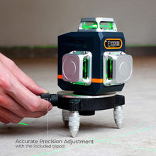 Load image into Gallery viewer, Compact Self-Leveling Laser Level with 12 Bright Lines – Durable and Portable