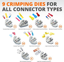 Load image into Gallery viewer, Lightweight High Leverage Wire Crimper 9" Tool Set - Perfect Crimping Every Time
