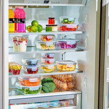 Load image into Gallery viewer, Stackable 40-Piece Glass Containers with Airtight Lids for Kitchen Organization