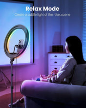 Load image into Gallery viewer, Multi-Use 12'' Color Adjustable Ring Light &amp; Tripod for Photography &amp; Makeup