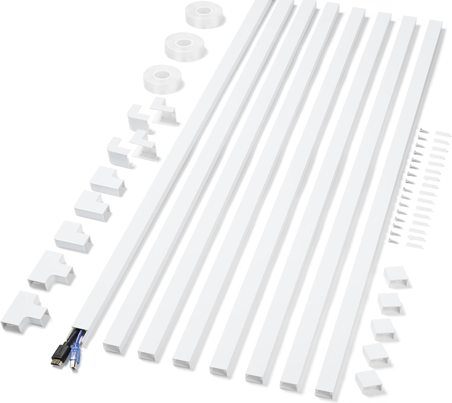 Safety-Focused Cord Concealer System - Perfect for Homes with Pets & Kids