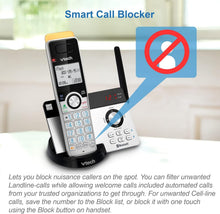 Load image into Gallery viewer, Home Cordless Phone with Speakerphone, Visual Ringer &amp; 2300ft Long Range Feature