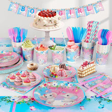 Load image into Gallery viewer, 327Pcs Gender Reveal Party Supplies for 25 Guests – Elephant Theme Celebration