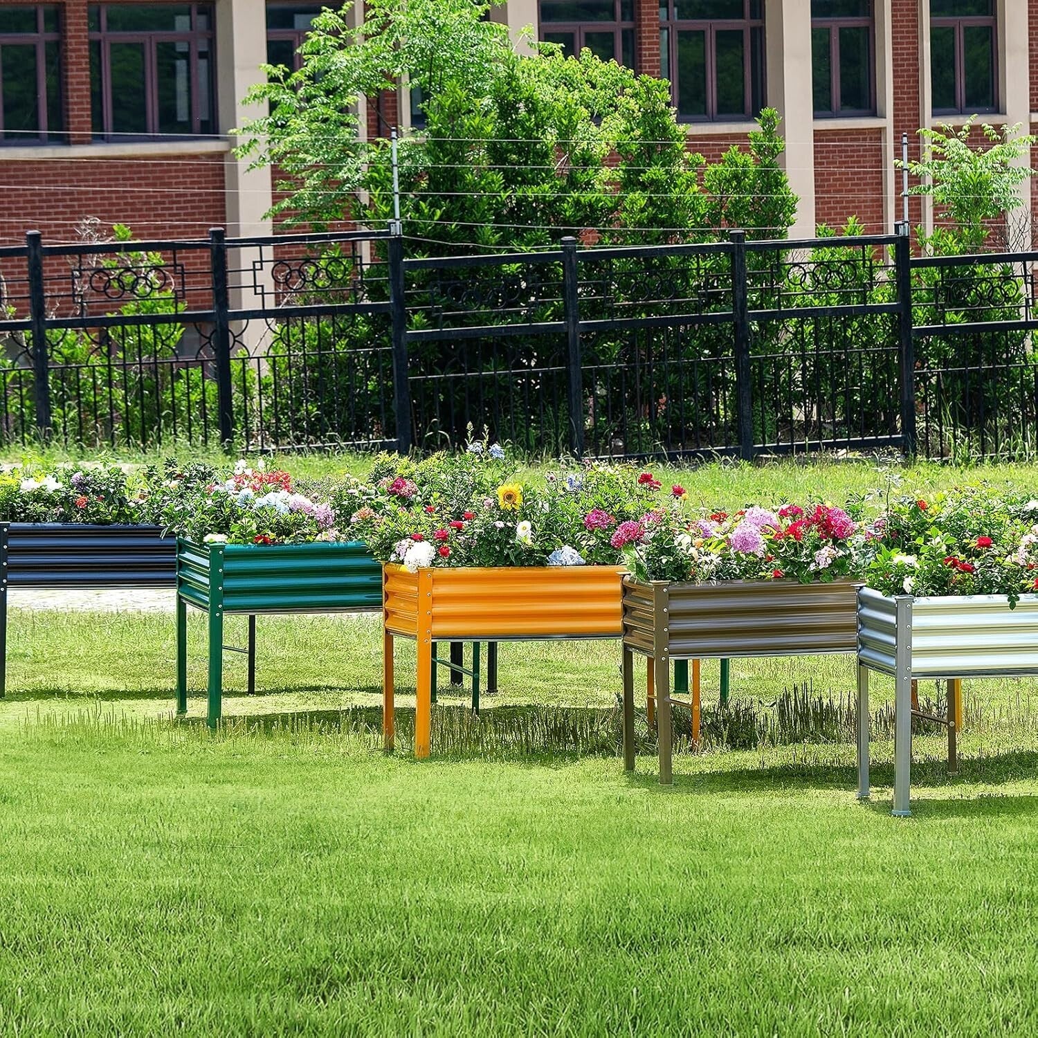 Easy Assembly Raised Garden Bed with Legs - 96x24x32 in, Perfect for Outdoor Use