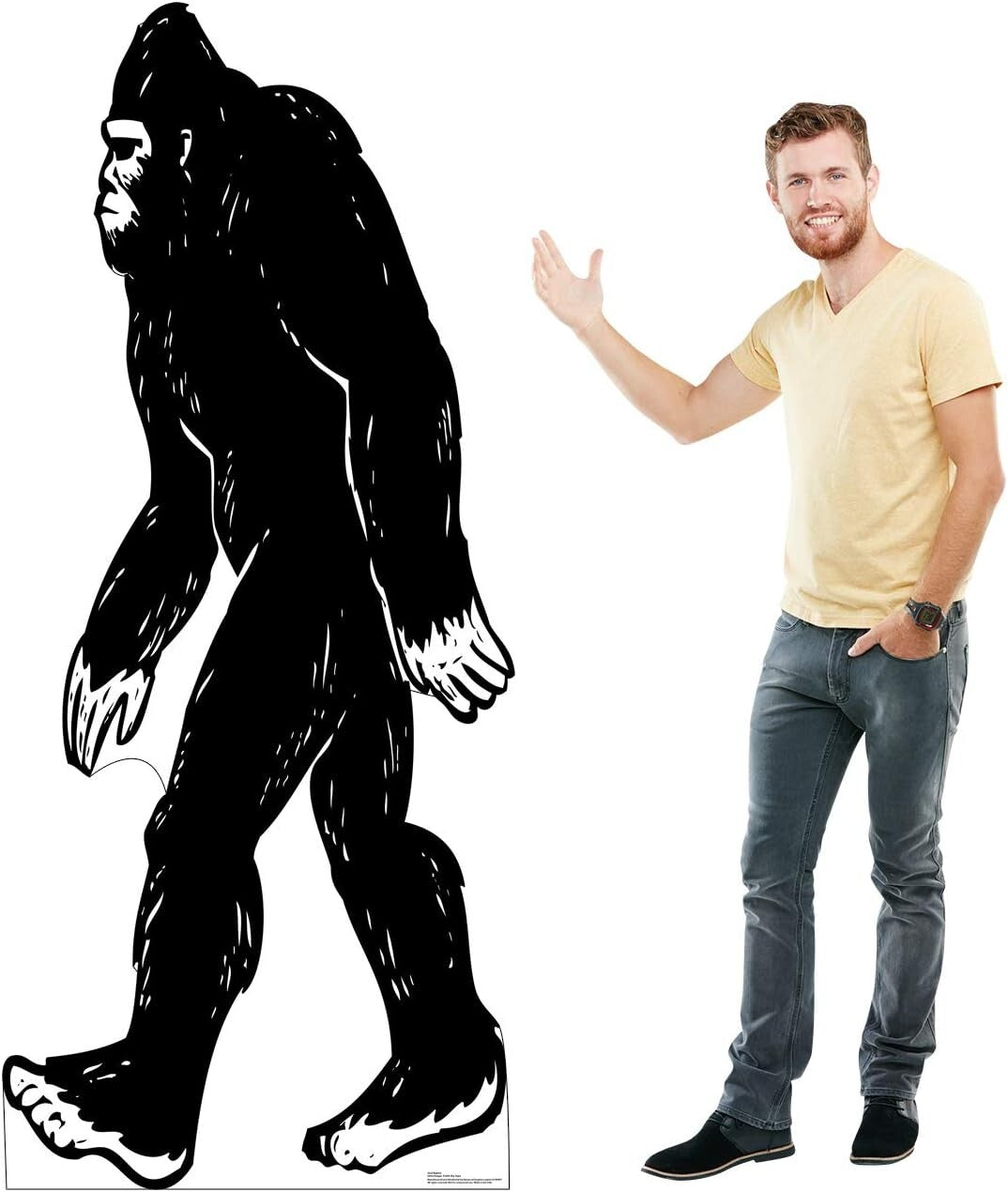 83" Bigfoot Cardboard Cutout - Create Memorable Moments at Any Party