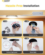 Load image into Gallery viewer, IC Rated 12-Pack 6 Inch LED Recessed Ceiling Lights - Damp Rated Quality