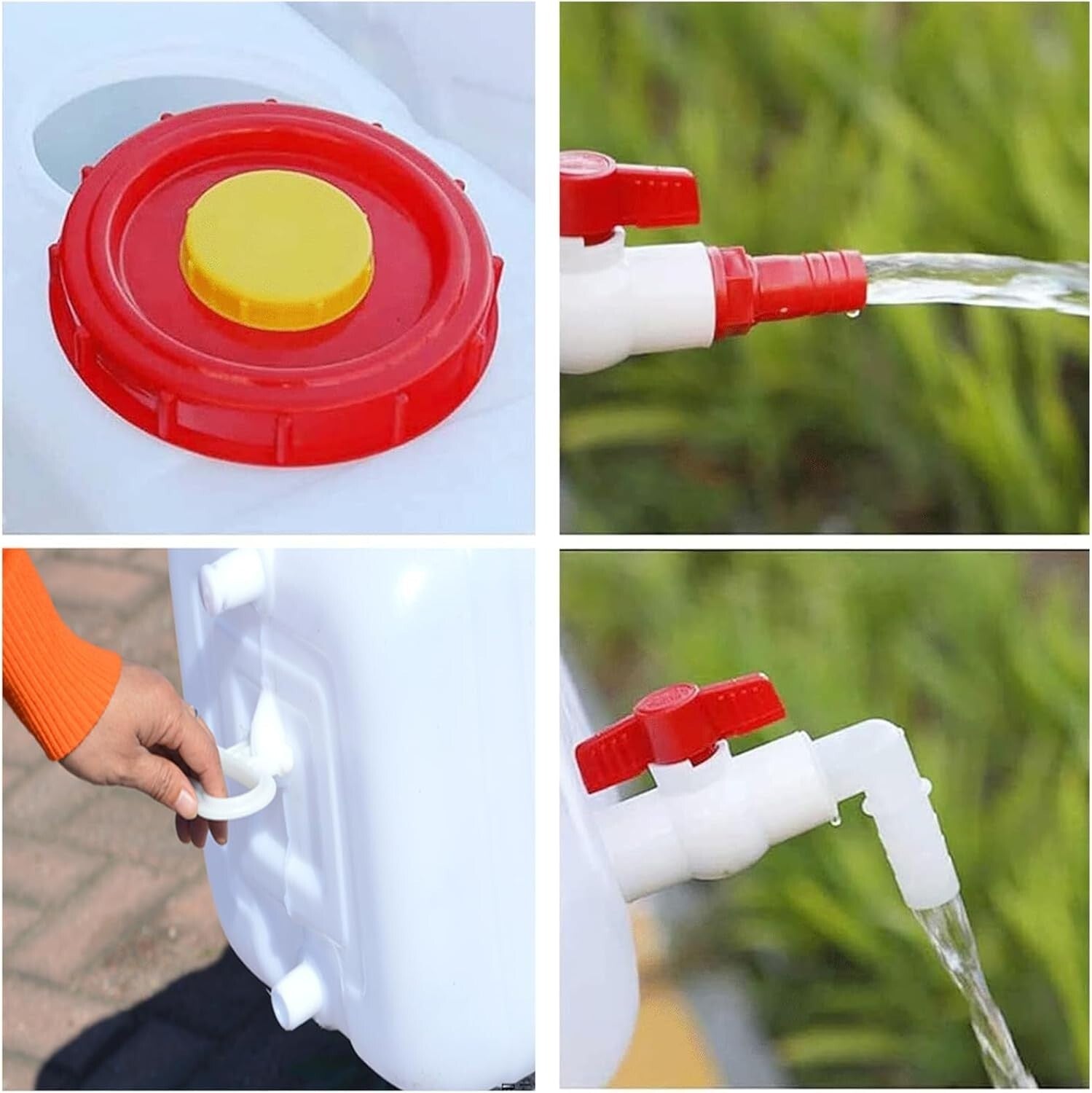 Food-Grade 12 Gallon Water Container with Spigot - Ideal for RVs & Emergency Use