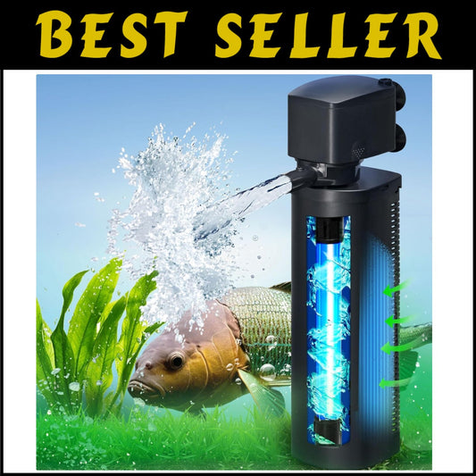 24V Powerful Aquarium Filter – Algae Killer & 4-in-1 System for Koi and Cichlids