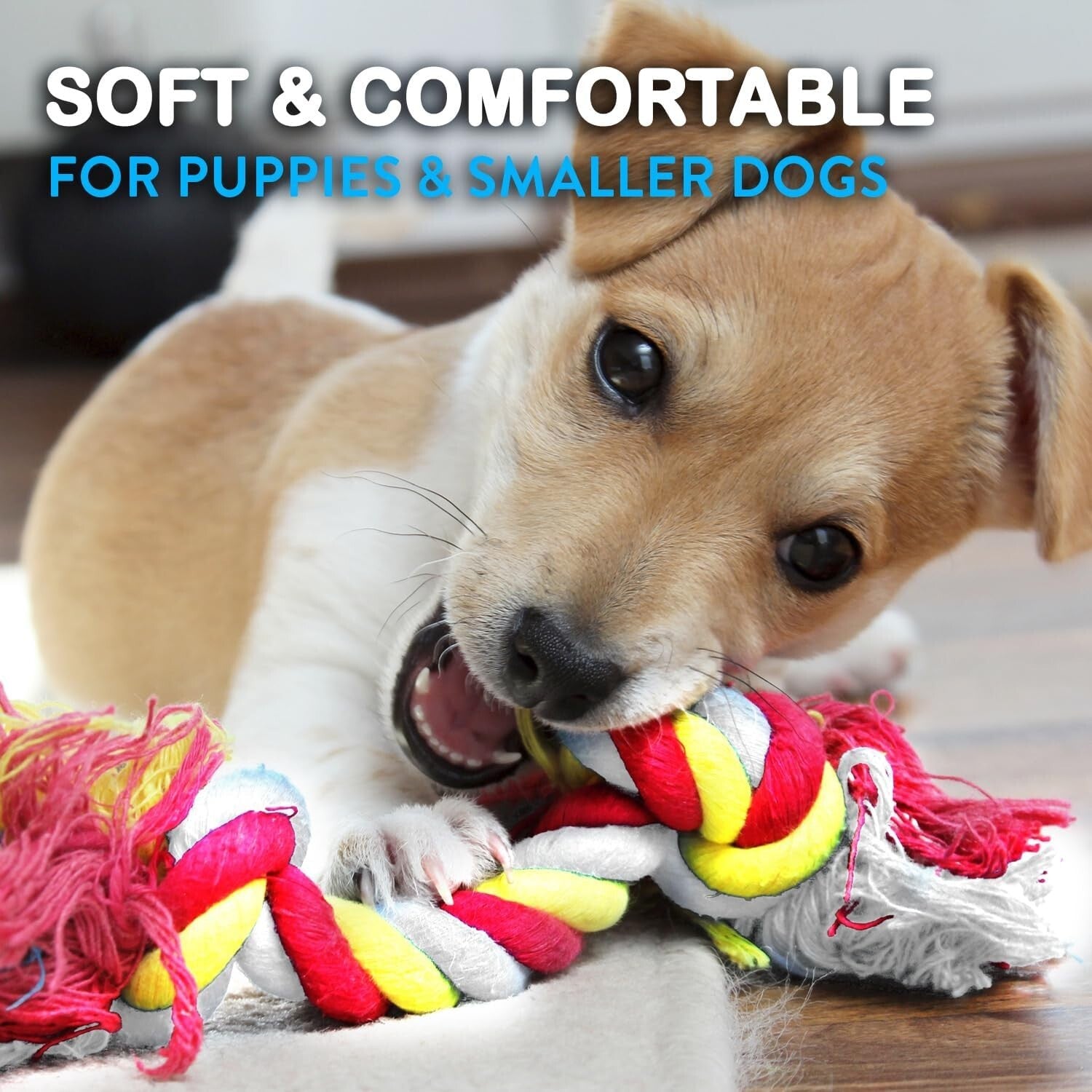 Eco-Friendly Cotton Dog Rope Toys Combo - 11 Durable Options for Fun
