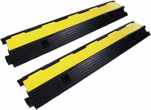 Load image into Gallery viewer, Modular Interlocking Cable Ramps - 22000Lbs Load Heavy-Duty Rubber System