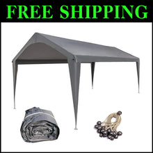 Load image into Gallery viewer, Heavy-Duty Dark Grey Carport Canopy Top Cover - Easy Install &amp; UV Protection