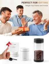 Load image into Gallery viewer, Compact Auto Vacuum Coffee Canister 0.5L - Preserve Freshness Effortlessly
