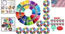 Load image into Gallery viewer, 10 Packs of 50 Colors Cotton Embroidery Floss - Perfect for Crafts &amp; Gifts
