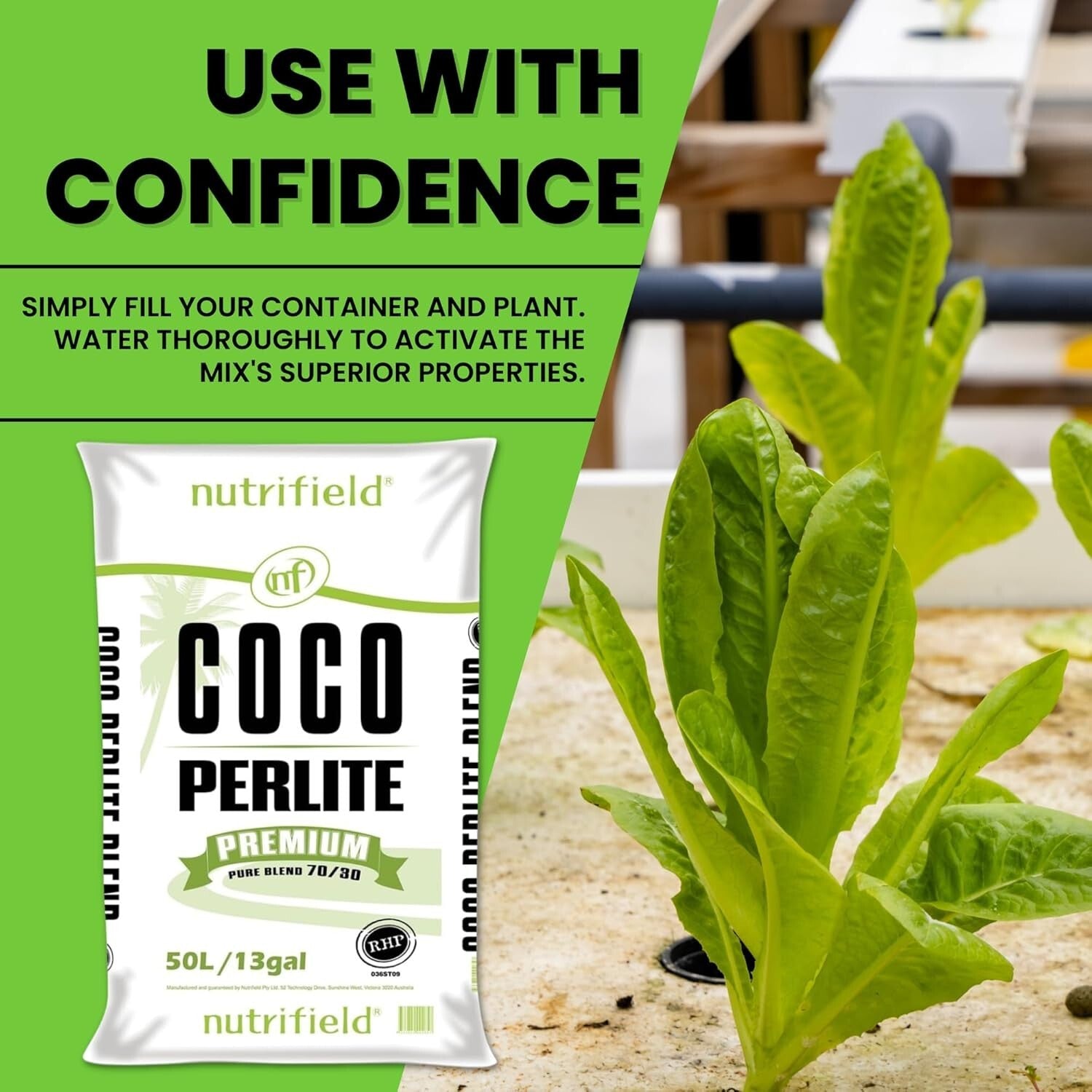 Eco-Friendly Coconut Coir & Perlite Potting Mix - 50L Premium Quality Blend