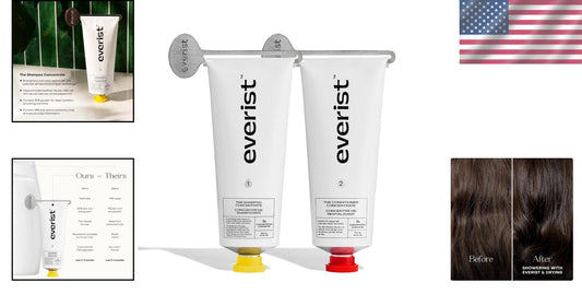 Concentrated Repair & Hydration Duo: Shampoo and Conditioner for All Hair Types