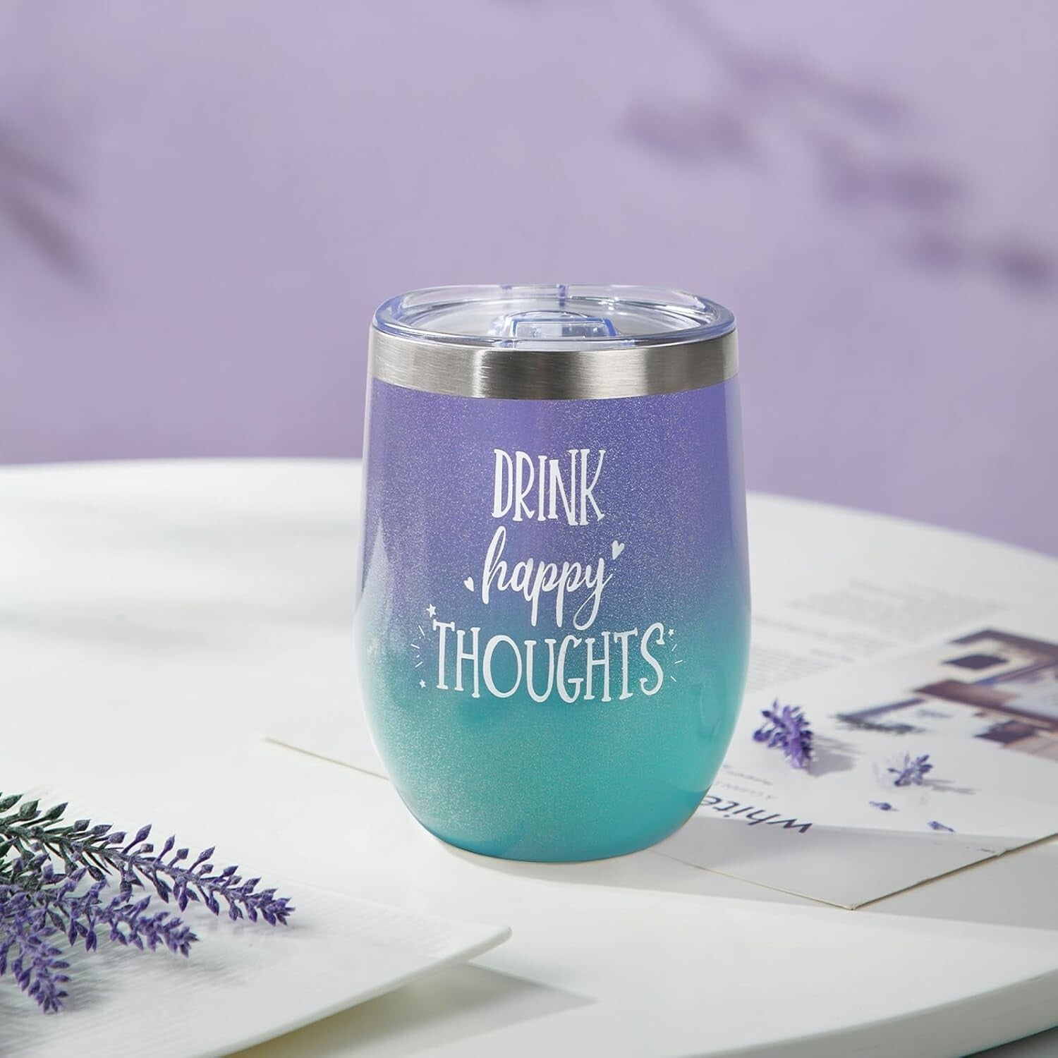 Unique Birthday Gift for Women: Lavender Spa Basket with Luxury Flannel Throw