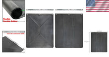 Load image into Gallery viewer, Universal Fit Rubber Splash Mudflaps - Includes Metal Brackets for Easy Install