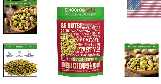 5LB Bag of Roasted Shelled Pistachios - Low Sodium, Perfect for Healthy Snackers