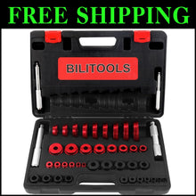 Load image into Gallery viewer, Lightweight 43-Piece Bearing Installation Kit with Standard &amp; Metric Adapters