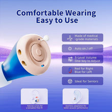 Load image into Gallery viewer, Mini Rechargeable Hearing Aids with Adaptive Noise Cancellation - 2+ Days Use