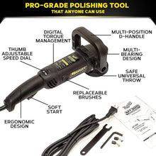 Load image into Gallery viewer, Professional Dual Action Polisher with Digital Torque and Soft Start - 4.5 Amps